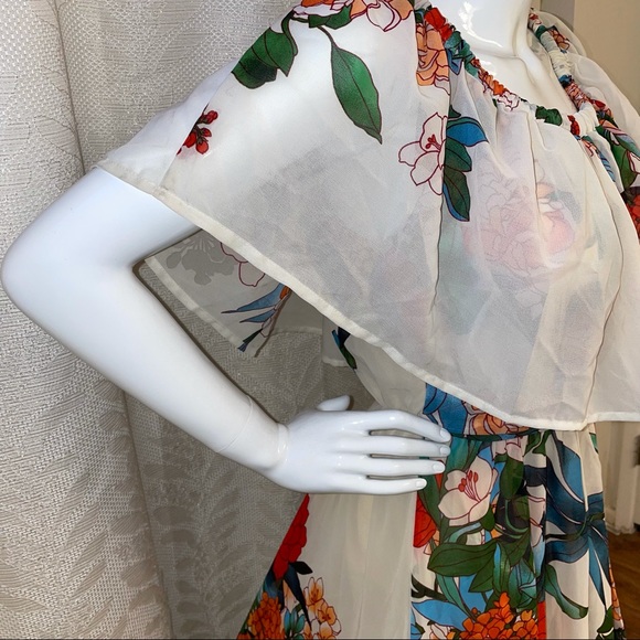 Une Ame Dress Floral Pattern Long - Picture 10 of 14